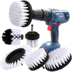 Jamais utilis]ensemble de perceuse  brosse, tournevis sans fil  brosse 5 pices brosse de nettoyage ...