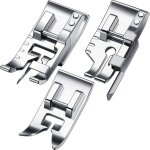 Cet ensemble de pieds - de - biche multifonctionnels pour machine � coudre domestique comprend un pied ...