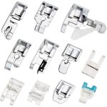 Ensemble de pieds presseurs 11 pi�ces, pied de machine � coudre � pression pour utilisation de machine ...