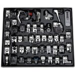 Ensemble de pieds presseurs professionnels pour machine  coudre 48 pices pour brother, babylock, singer, ...