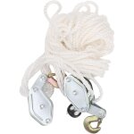 Ensemble de poulie d'�conomie d'effort de corde, mini palan � main mini levage manuel mini grue