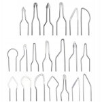 Ensemble proburner 20tips ? ensemble de pointes pour br�leur pyrograv� 60w 20 pi�ces loop tips pour bois ...