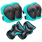 Ensemble de protections pour enfants : genouill�res, prot�ge - poignets et coudi�res.