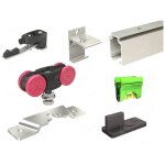 Ensemble rail et accessoires pour une porte coulissante de 10 à 80kg - mantion - saf10 - 80 - 195 - 1 ... Ensemble rail et accessoires pour une porte coulissante de 10 à 80kg - mantion - saf10 - 80 - 195 - 1 ...