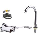 Ensemble de robinets de lavabo, mitigeur de lavabo, p�dale, laboratoire m�dical, salle de bains