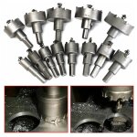 Ensemble de scie cloche 13pcs , foret de scie cloche, 16mm 53mm en acier inoxydable scie cloche foret ...