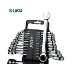 Jeu de cl�s � cliquet 11, coffret de cl� mixte � cliquet, 11 pi�ces, cl� � cliquet antid�rapante 8 - ...