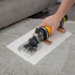 Ensemble tondeuse � laine 690 w avec support, coupe - tapis �lectrique, ciseaux � tapis, coupe - tapis ...