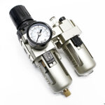 Ensemble de traitement d'air comprim� 12, 91mm filtre r�gulateur s�parateur d?eau lubrificateur 1 / 2 ...