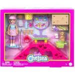 Ensemble de trottinettes et skateboards barbie chelsea doll skate park mattel
