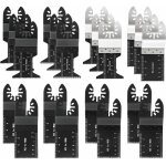 Lot de 20 lames de scie oscillantes professionns pour bois / mtal, outil multifonction universel quick ...