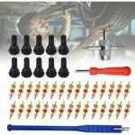 43 pcs kit outil de tire repair anticorrosion outil r�paration valve de pneu multifonction demonte valve ...