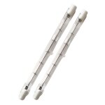 500w tube r7s 118mm halogne dimmable blanc chaud 2800k ampoule crayon r7s linaire 11000lm ac 200 - ...