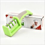 Aiguiseur de couteaux manuel en une seule pièce à 3 étapes, affûteur de couteaux de cuisine 3 en 1, affûteur ... Aiguiseur de couteaux manuel en une seule pièce à 3 étapes, affûteur de couteaux de cuisine 3 en 1, affûteur ...