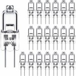 Ampoule halogne g4, ampoule g4 12v 10w, 2800k, 100lm, variable, halogne g4, capsule transparente