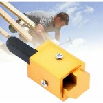 Ciseau d'angle de gabarit en bois pour la charni??re int??gr??e carr??e enfile le travail du bois