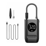 Ensoleille - compresseur  air portatif, 150 psi mini pompe a velo electrique avec affichage numrique ...