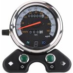 Ensoleille - compteur de vitesse de moto à jauge numérique, tachymètre de moto universel double odomètre ... Ensoleille - compteur de vitesse de moto à jauge numérique, tachymètre de moto universel double odomètre ...