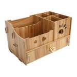 Etagre de rangement de table organisateur de bureau multifonction en bois support de rangement papeterie ...