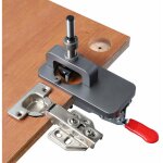 Gabarit de charni�re 35mm, gabarit de charni�re d'armoire de porte, gabarit de charni�re dissimul�, perforateu ...