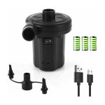 Soleil - gonfleur de piscine pompe �lectrique, pompe air rechargeable avec 3 buses - gonfleur et d�gonfleur ...