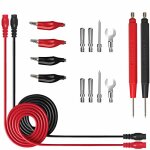 Jeu de cordons de test multimetre a combinaison libre multifonction 16 en 1, ligne de test en silicone, ... Jeu de cordons de test multimetre a combinaison libre multifonction 16 en 1, ligne de test en silicone, ...