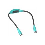 Lampe de lecture led rechargeable au cou avec 3 modes d'clairage - le tricot, le camping, la rparation ...