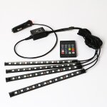 Lampe voiture intrieur led voiture interieur, auto gadgets lumineuse  led de voiture contrle app, ...