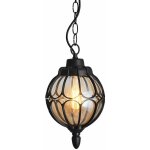 Lanterne suspension extrieure, impermable plafonnier suspendu avec globe en verre, postmoderne lamping ...