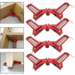 Machoire etau angle reglable  bois ensemble, 90 degrs  angle droit pince 4pcs, serre joint angle ...