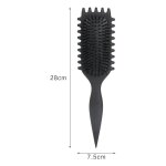 Noir) brosse à boucles élastiques, brosse de coiffure à boucles élastiques, brosse à cheveux en poils ... Noir) brosse à boucles élastiques, brosse de coiffure à boucles élastiques, brosse à cheveux en poils ...