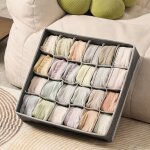 Organisateur de tiroir pliable en tissu non tiss pour sous - vtements, soutien - gorge, chaussettes ...