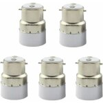 Paquet de 5 convertisseurs de douille d'ampoule b22 à e14 douille de douille b22 passer au support de ... Paquet de 5 convertisseurs de douille d'ampoule b22 à e14 douille de douille b22 passer au support de ...