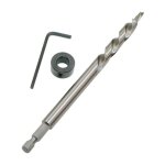 Perceuse hss 9. 5mm 3 / 8 ' high speed ??perceuse foret alseur kits avec collier d'arrt tige hexagonale ...