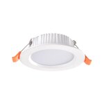 Spot encastrable dalle led ronde extra - plate coupe downlight panel blanc chaud(3, 5 pouces)