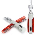 Tournevis  cliquet tournevis  cliquet magntique rotatif 14 en 1 tournevis  cliquet multitool pour ...