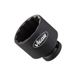 Entra�nement 12, 5 = 1 / 2 ''profil de douille � 6 pans, courte, ext�rieur - force largeur cl�: 36 longueur ...
