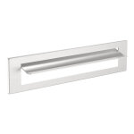 Entre boite aux lettres - dcor : satin - dimensions : 340 x 75 mm - entraxe : 310 mm - epaisseur : ...