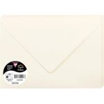 Enveloppes - c5 - 16, 2x22, 9cm - pollen - blanc naturel - 20 unit�s - clairefontaine