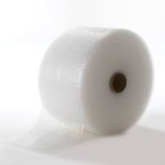 Lot de 1 rouleau de film bulle d'air bi - couche 80 microns 25cm x 50m