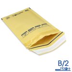 Lot de 100 enveloppes � bulles pro marron b / 2 format 110x215 mm