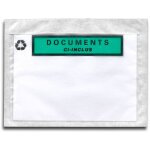 Lot de 100 pochettes documents ci - inclus paper - list a6