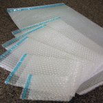 Lot de 1000 sachets bulles d'air 200x300 mm avec rabat adhsif