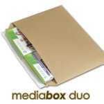 Lot de 50 enveloppes carton media - box duo pour 2 dvd / bluray