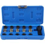 Eosnow 16 pices kit d'outils de rparation de filetage de bougie d'allumage, taille du filetage m14 ...