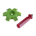 Eosnow 1pc voiture automobile a / c condenseur �vaporateur peigne lisseur rteau climatisation outil