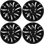 Eosnow 4 pi�ces enjoliveurs de roue �l�gants haute protection anti - rayures 19 pouces enjoliveurs de ...