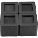 Eosnow 4 pi�ces ensemble de rehausseurs de jambes de meubles en plastique pp anti - d�rapant pour table ...