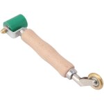 Eosnow 40mm rouleau de couture en silicone double usage roue en laiton manche en bois papier peint rouleau ... Eosnow 40mm rouleau de couture en silicone double usage roue en laiton manche en bois papier peint rouleau ...