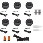 Eosnow 6 pi�ces basse tension pont lumi�res ip67 �tanche blanc chaud led �tape lampe pour jardin clture ...